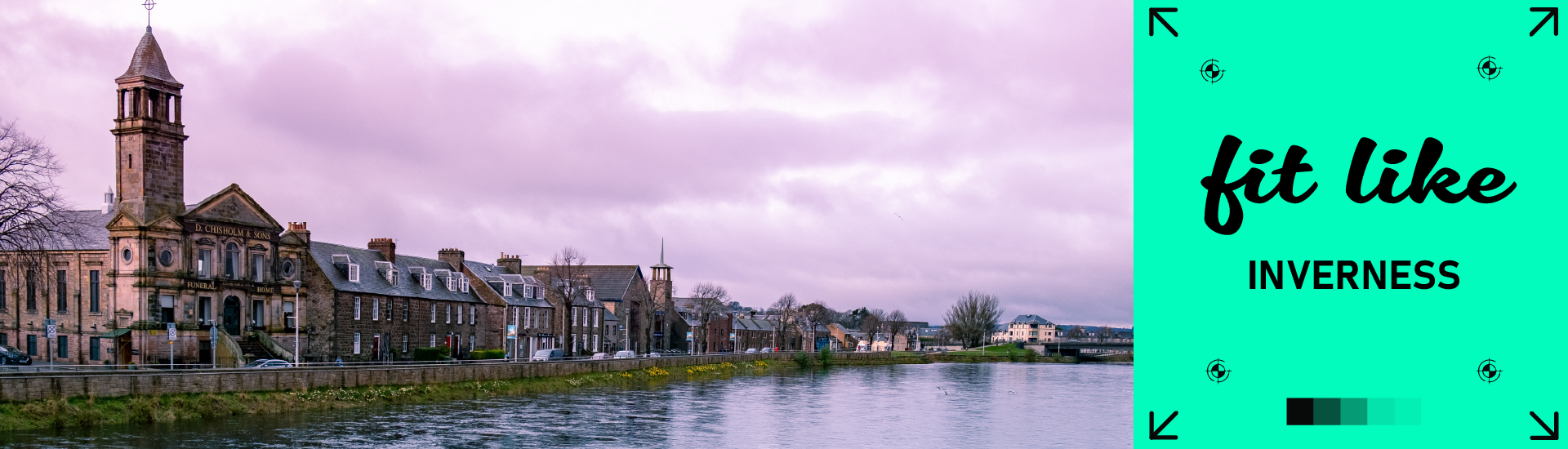 Inverness Landscape Locational SEO with "fit like" slogan